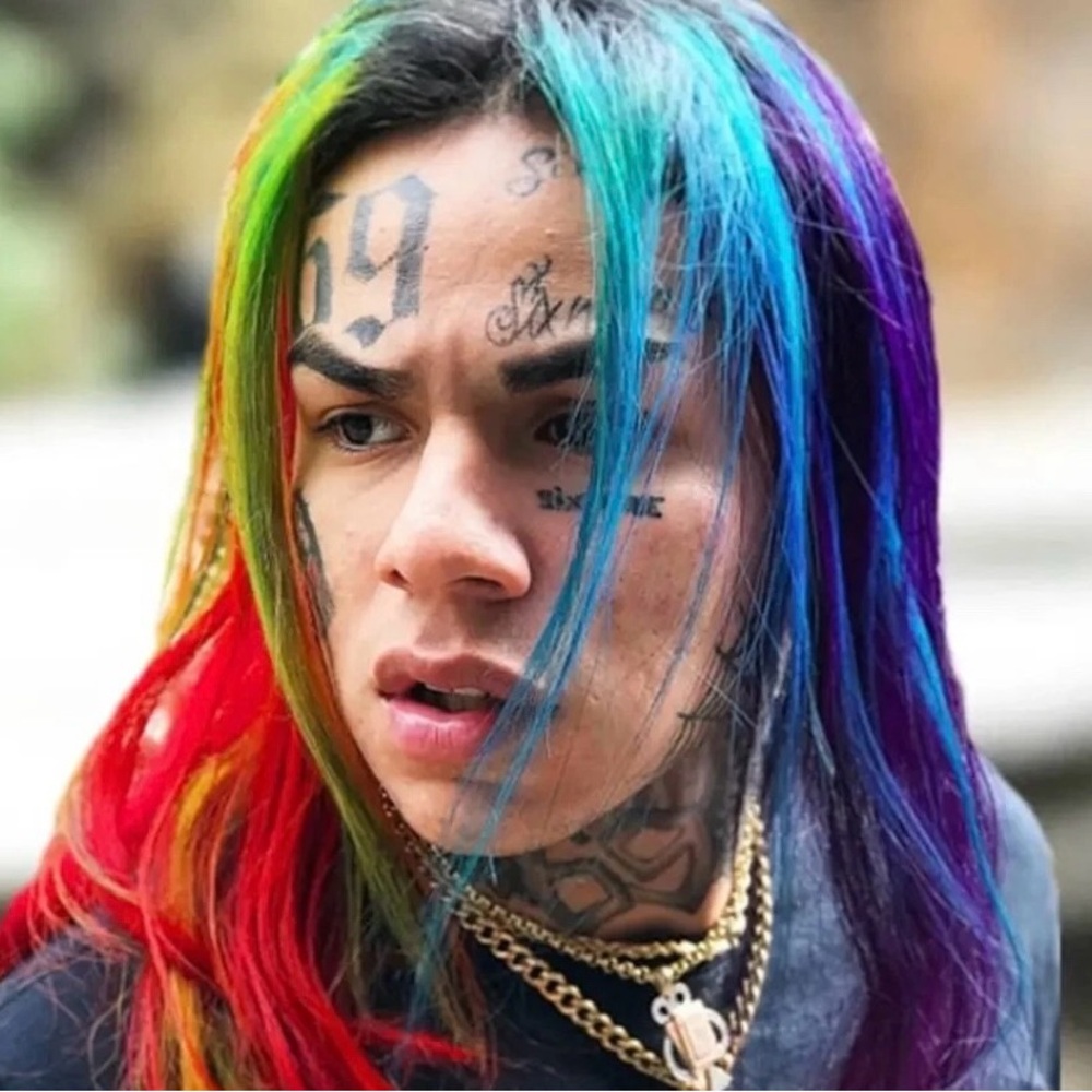 Maison Margiela Scribble Ankle Chelsea Boot S16' Tekashi 69 Rainbow Skittles - Picture 12 of 12